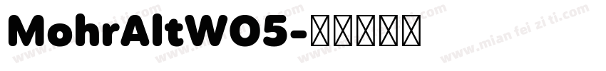 MohrAltW05字体转换