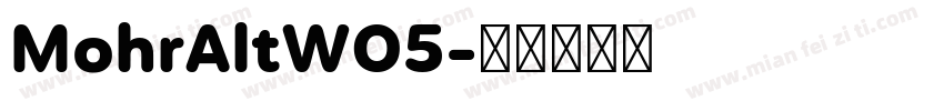 MohrAltW05字体转换