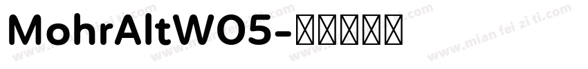 MohrAltW05字体转换