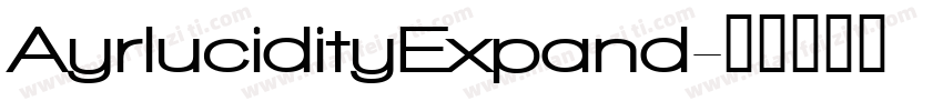 AyrlucidityExpand字体转换