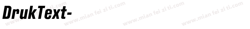 DrukText字体转换