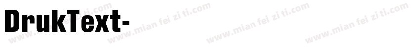 DrukText字体转换
