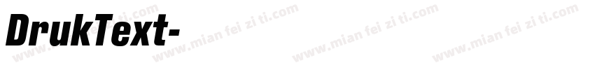 DrukText字体转换