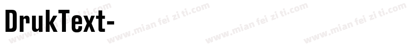 DrukText字体转换
