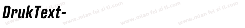 DrukText字体转换