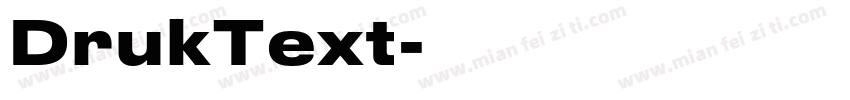 DrukText字体转换