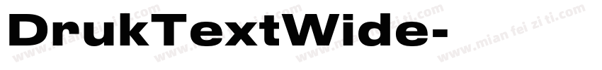 DrukTextWide字体转换