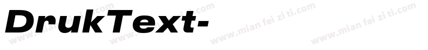 DrukText字体转换