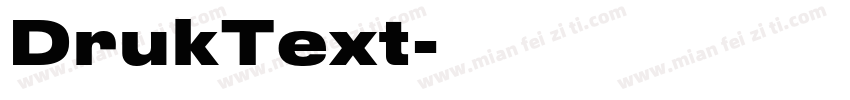 DrukText字体转换