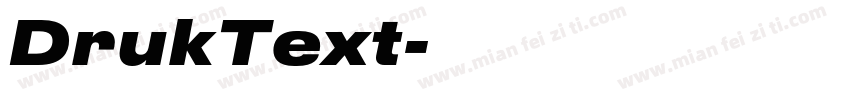 DrukText字体转换