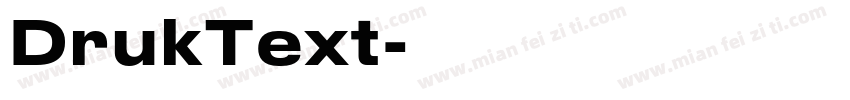 DrukText字体转换