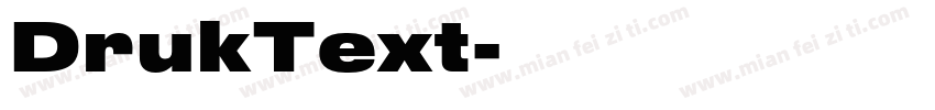DrukText字体转换