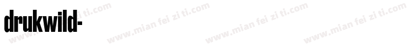 drukwild字体转换