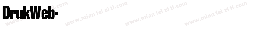 DrukWeb字体转换
