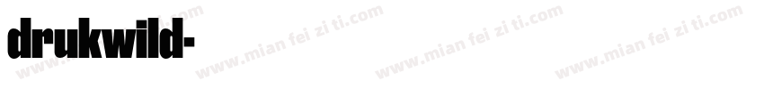 drukwild字体转换