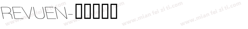 REVUEN字体转换