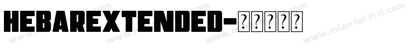 HebarExtended字体转换