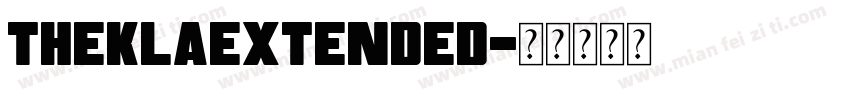 TheklaExtended字体转换