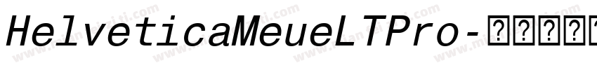 HelveticaMeueLTPro字体转换