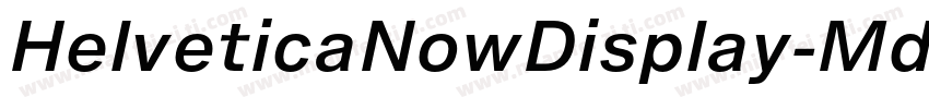 HelveticaNowDisplay-Md字体转换