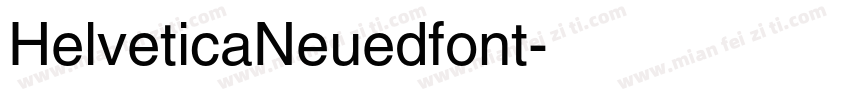 HelveticaNeuedfont字体转换