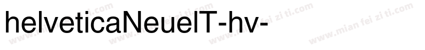 helveticaNeuelT-hv字体转换