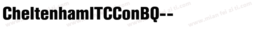 CheltenhamITCConBQ-字体转换