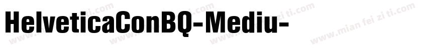 HelveticaConBQ-Mediu字体转换