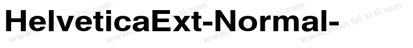 HelveticaExt-Normal字体转换