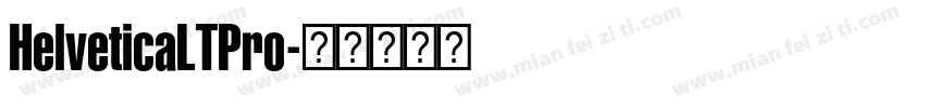 HelveticaLTPro字体转换