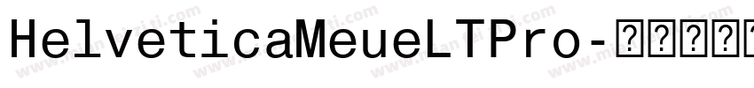 HelveticaMeueLTPro字体转换