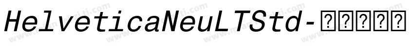 HelveticaNeuLTStd字体转换