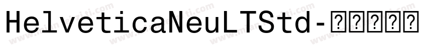 HelveticaNeuLTStd字体转换