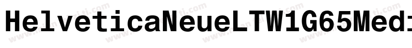HelveticaNeueLTW1G65Medium字体转换