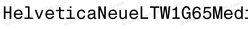 HelveticaNeueLTW1G65Medium字体转换