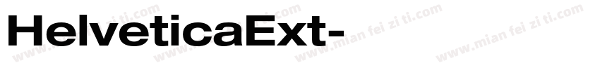 HelveticaExt字体转换