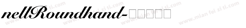 nellRoundhand字体转换