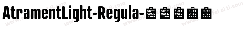 AtramentLight-Regula字体转换