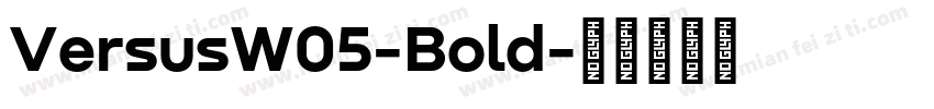 VersusW05-Bold字体转换