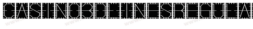 Casino3DLinesRegular-p7801字体转换