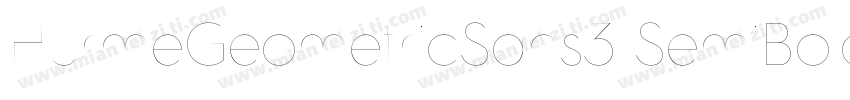 HurmeGeometricSans3-SemiBold字体转换