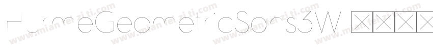 HurmeGeometricSans3W字体转换