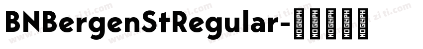 BNBergenStRegular字体转换