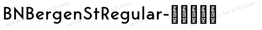BNBergenStRegular字体转换