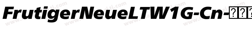 FrutigerNeueLTW1G-Cn字体转换