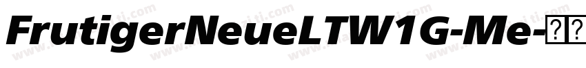 FrutigerNeueLTW1G-Me字体转换