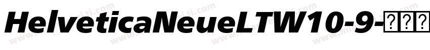 HelveticaNeueLTW10-9字体转换