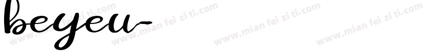 beyeu字体转换