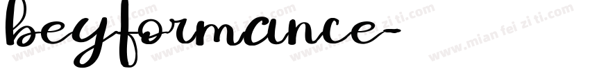 beyformance字体转换