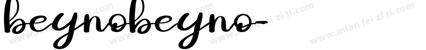 beynobeyno字体转换